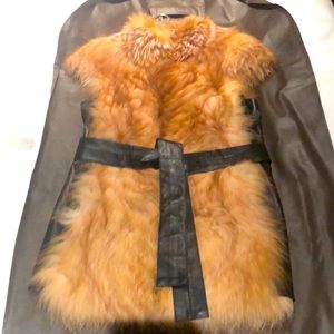 Real fox fur jacket